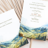 Invitation Aspen Colorado Mountain Destination Mariage