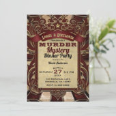 Invitation Assassinat Mystery Diner Party (Debout devant)