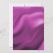 Invitation Assiette rose chic or doré pour anniversaire (Dos)