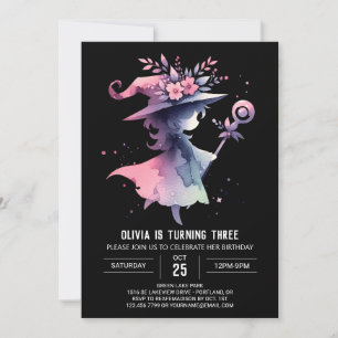Invitation Assistant Aquarelle personnalisée Anniversaire