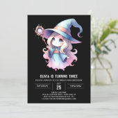 Invitation Assistant Boho adorable Anniversaire (Debout devant)