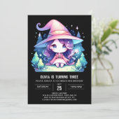 Invitation Assistant Boho élégant Anniversaire (Debout devant)