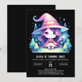 Invitation Assistant Boho élégant Anniversaire (Devant / Derrière)