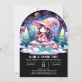 Invitation Assistant Enchanteuse douce Anniversaire (Devant)