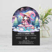 Invitation Assistant Enchanteuse douce Anniversaire (Debout devant)