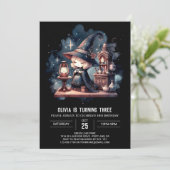 Invitation Assistant Enchanteuse numérique Anniversaire (Debout devant)
