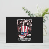 Invitation Assistant Fireworks Director USA 4 juillet (Debout devant)