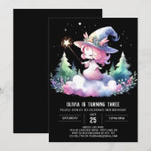 Invitation Assistant Imaginaire numérique anniversaire (Devant / Derrière)