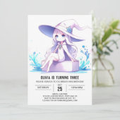 Invitation Assistant Imaginaire Pastel Anniversaire (Debout devant)