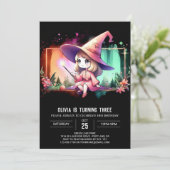 Invitation Assistant Impression Minimaliste Anniversaire (Debout devant)