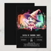 Invitation Assistant Impression Minimaliste Anniversaire (Devant / Derrière)