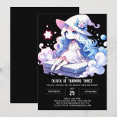 Invitation Assistant Magie imprimable Anniversaire (Devant / Derrière)