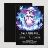 Invitation Assistant Magie imprimable Anniversaire (Devant / Derrière)