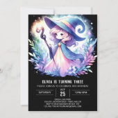 Invitation Assistant Magie Whimsical Anniversaire (Devant)