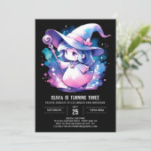 Invitation Assistant Minimaliste adorable Anniversaire (Debout devant)