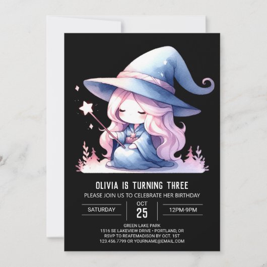 Invitation Assistant numérique Pastel Anniversaire (Devant)