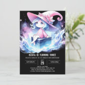 Invitation Assistant simple et heureux anniversaire (Debout devant)