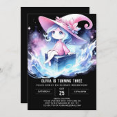 Invitation Assistant simple et heureux anniversaire (Devant / Derrière)