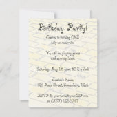 Invitation Assistant vintage d'Oz. Dorothy, Fête d'Anniversai (Dos)