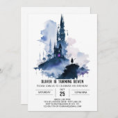 Invitation Assistant Wand Wielder Anniversaire (Devant / Derrière)