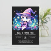 Invitation Assistant Whimsical simple Anniversaire (Debout devant)