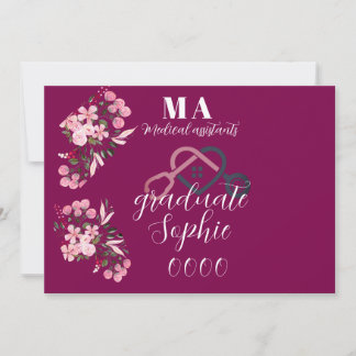 Invitation Assistants médicaux personnalisés diplômés