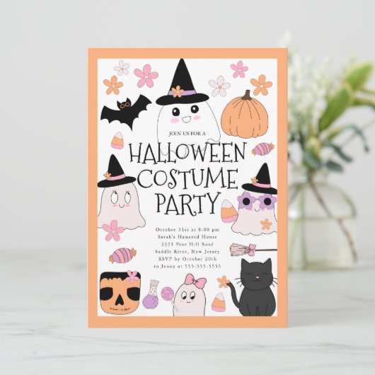 Invitation Assister à l'invitation du parti Halloween (Debout devant)