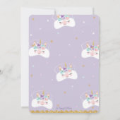 Invitation Assoupissement de fête d'anniversaire de Sleepover (Dos)