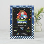 Invitation Assoupissement de garçons d'invitations (Debout devant)