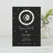 Invitation Astrologie personnalisée Soleil & Lune Symbole Swe (Debout devant)