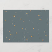 Invitation Astronaut First Birthday Thank You Card (Dos)