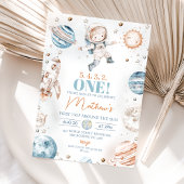 Invitation Astronaut Photo Premier Voyage Autour De L'Anniver