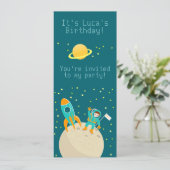 Invitation Astronaute (Debout devant)