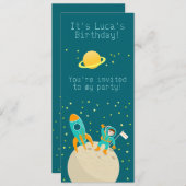 Invitation Astronaute (Devant / Derrière)