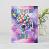 Invitation Astronaute de l'espace extra-atmosphérique (Debout devant)