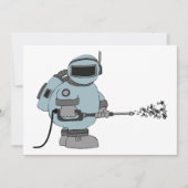 Invitation Astronaute Sci-Fi des étoiles de l'astronaute spat (Devant)