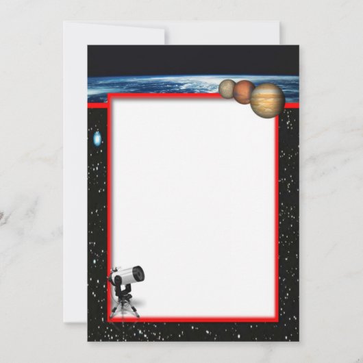 Invitation astronomique (Devant)