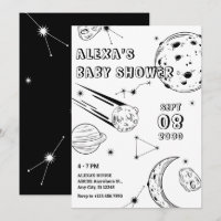 Astuce bébé lune noire et blanche
