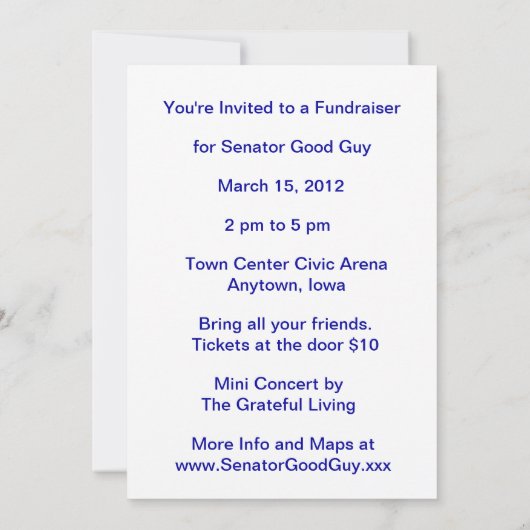 Invitation Astuce sur le vote des échelles (Dos)