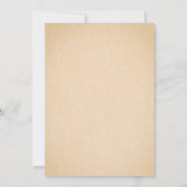 Invitation astucieuse pour une fête (Dos)