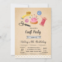 Invitation astucieuse pour une fête
