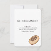 Invitation Atelier de boulangerie juive de fabrication de pai (Dos)