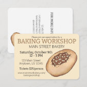 Invitation Atelier de boulangerie juive pour la fabrication d (Devant / Derrière)