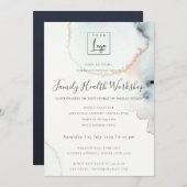 INVITATION ATELIER DE COURS AQUA GOLD A L'AQUARELLE (Devant / Derrière)