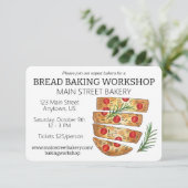 Invitation Atelier de fabrication de pain Focaccia Boulangeri (Debout devant)