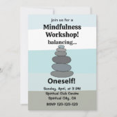 Invitation Atelier de Mindfulness sur l'Équilibrage de Pierre (Devant)