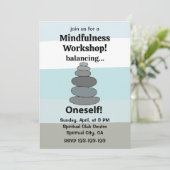 Invitation Atelier de Mindfulness sur l'Équilibrage de Pierre (Debout devant)