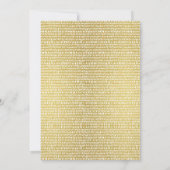 INVITATION ATELIER ÉVÉNEMENT COUP DE PINCETTE EN OR PLUIE DE  (Dos)