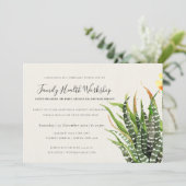 INVITATION ATELIER MODERNE DESERT CACTUS WATERCOLOR (Debout devant)