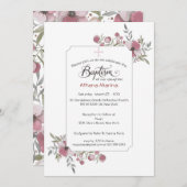 Invitation Athena Baptism (Devant / Derrière)